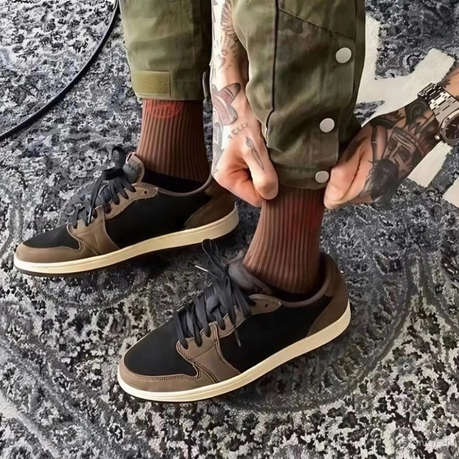 Hot Sale🔥 1 Low OG X TS Dark Mocha Black SP