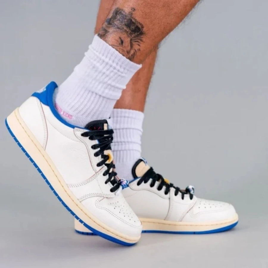 Hot Sale🔥 1 Low OG x TS x Fragment Military Blue